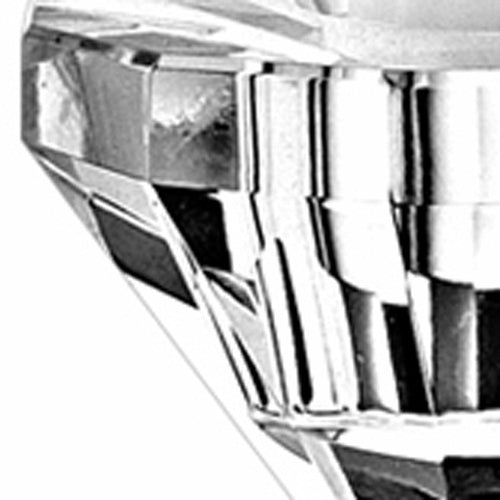 Hand Crafted Crystal Pair of Faceted Candle Holders