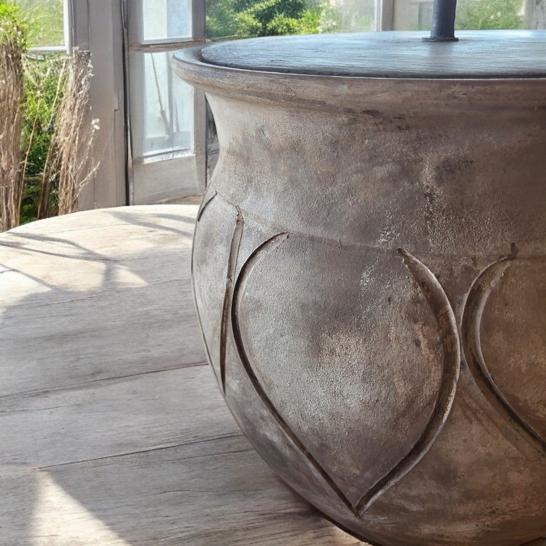 CureMe - Rustic Ceramic Table Lamp