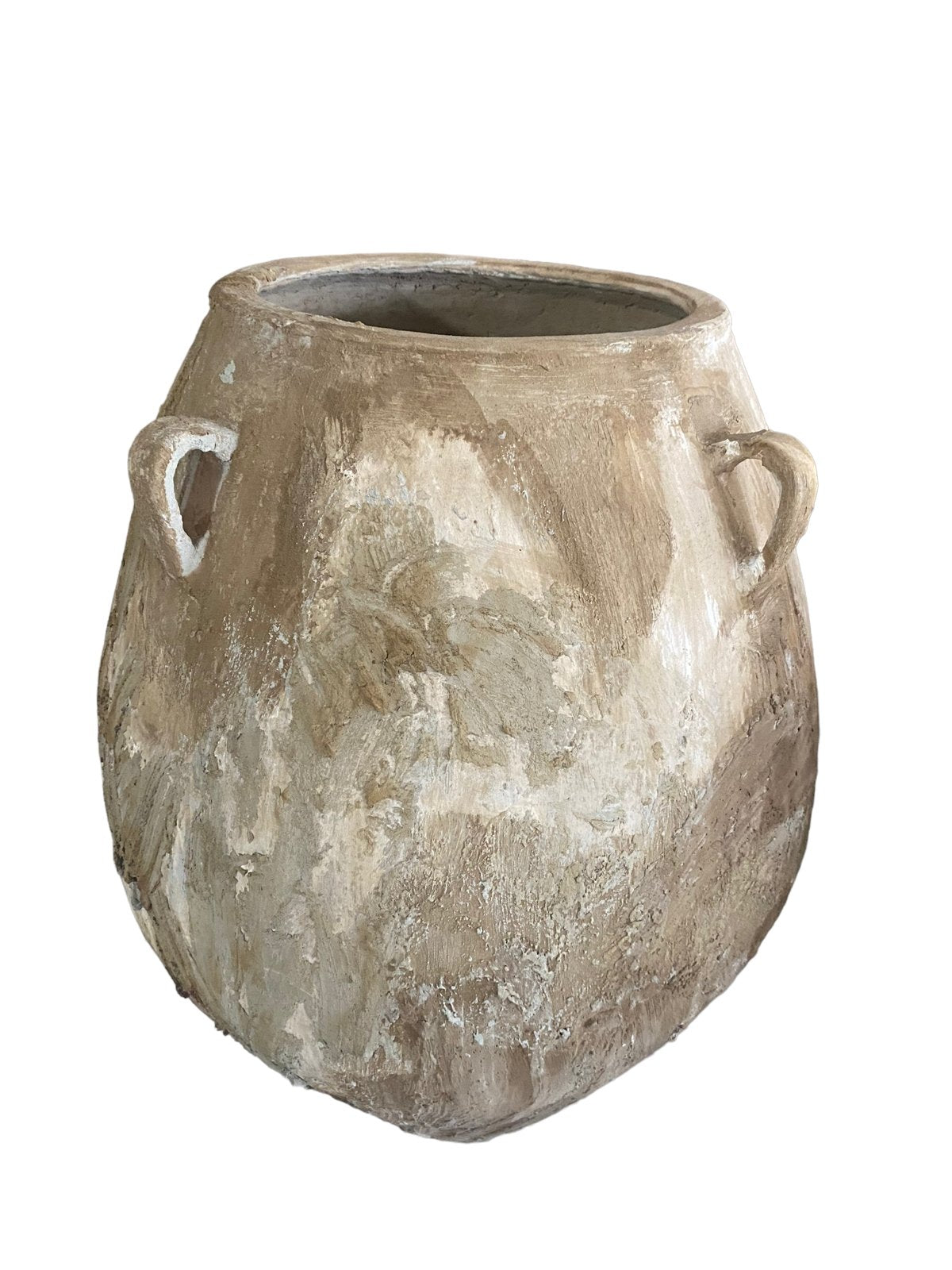 Large Rustic Clay Vase Set